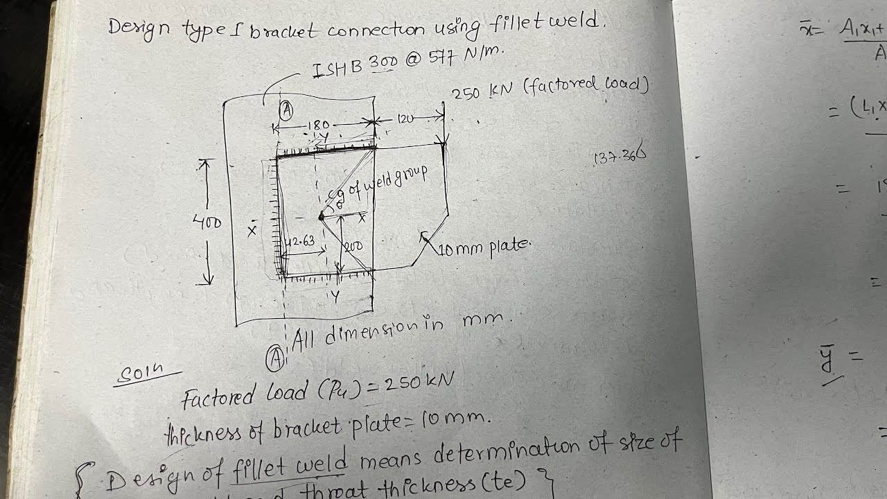 Welded Bracket Connection | Design of Steel And Timber Structure | PoU , KU, TU, PU