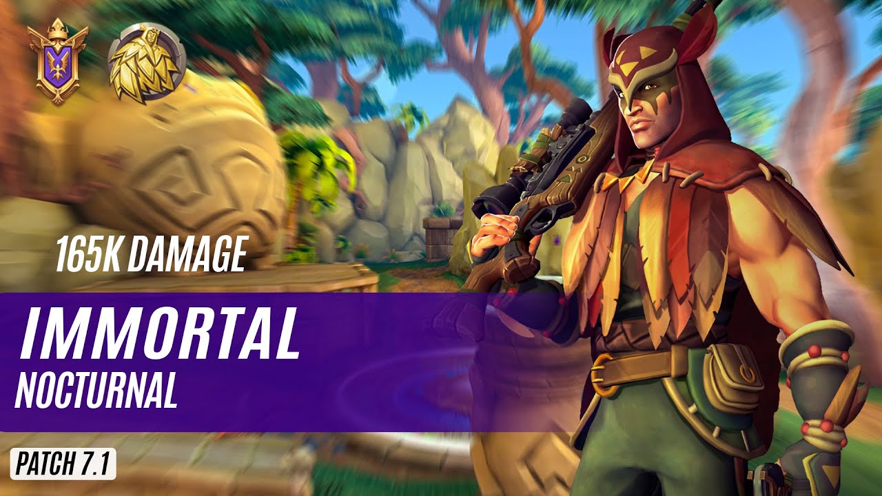 165K DAMAGE immortal STRIX PALADINS COMPETITIVE (GRANDMASTER) NOCTURNAL