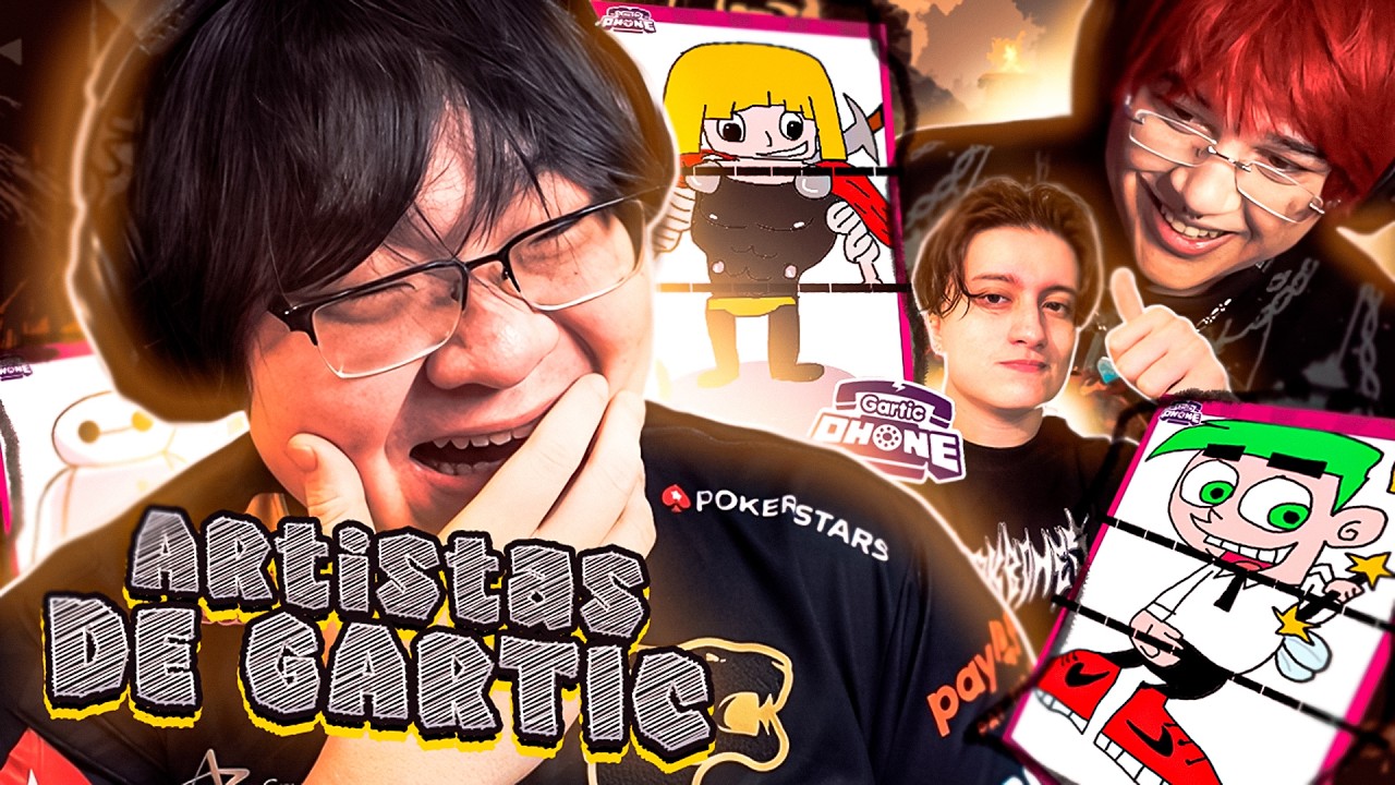 3 YOUTUBERS COMPLETANDO PERSONAGENS no Gartic (ft. Scottonauta e Ycro)