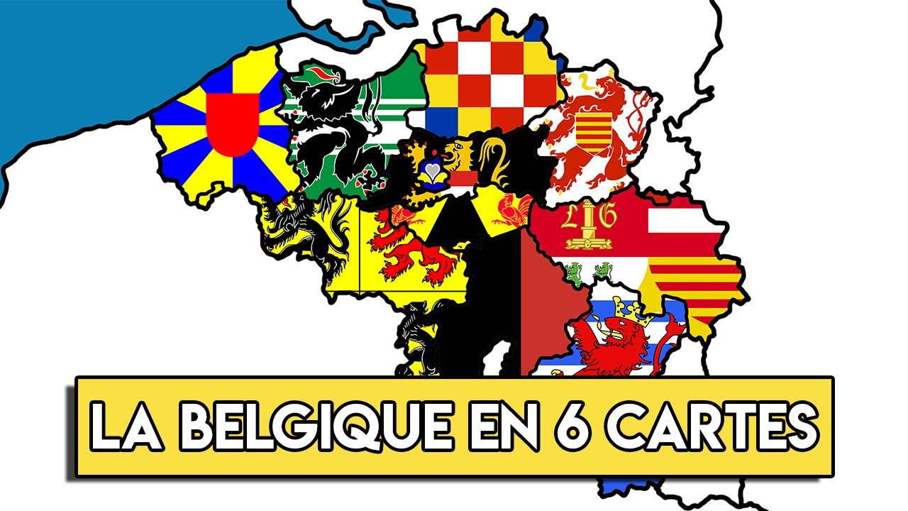 6 CARTES SUR LA BELGIQUE