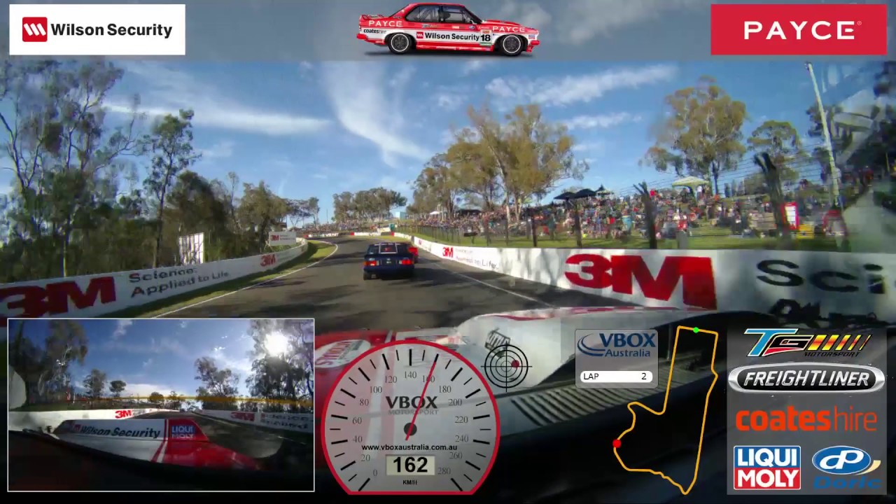 John Bowe in the Touring Car Masters at the iconic Bathurst circuit