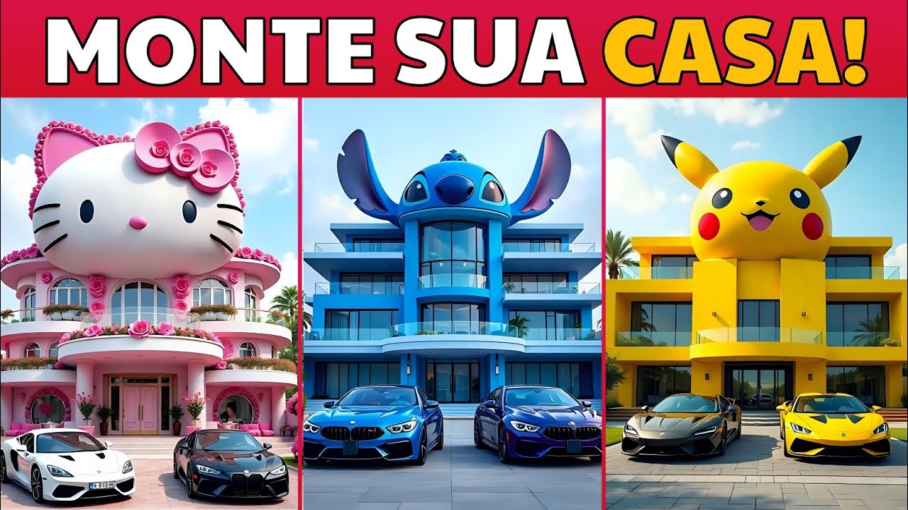😍 MONTE SUA FANTÁSTICA CASA DOS SONHOS|Construa sua casa dos sonhos 