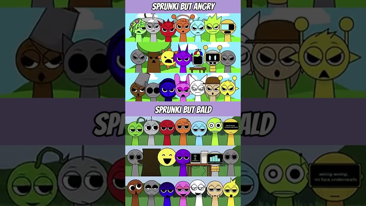 Bald Sprunki 😐🪒 But ANGRY 😡 | Incredibox MIX VERSION 🔥🎶