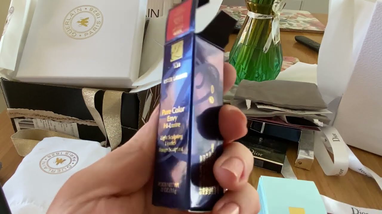 Покупки апреля Estée Lauder, Guerlain, помады, свотчи