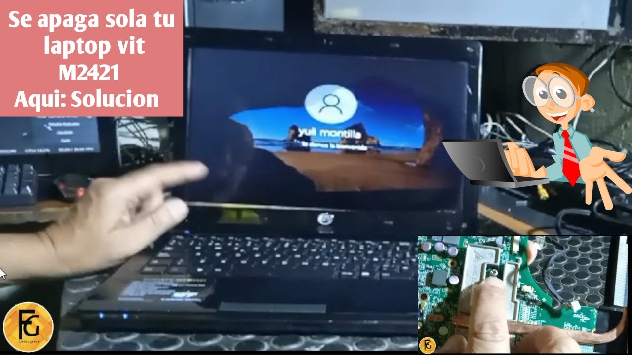 👉​ Laptop vit m2421 se apaga sola  cada rato SOLUCION 👈
