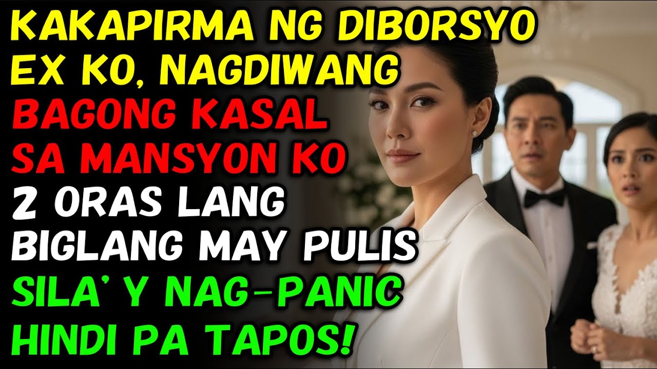 Kakapirma Ko Ng Diborsyo💔 Nagdiwang Ang Ex Ko At Kabit Sa Mansyon😏 2 Oras Sau, Dumating Ang Pulisya…