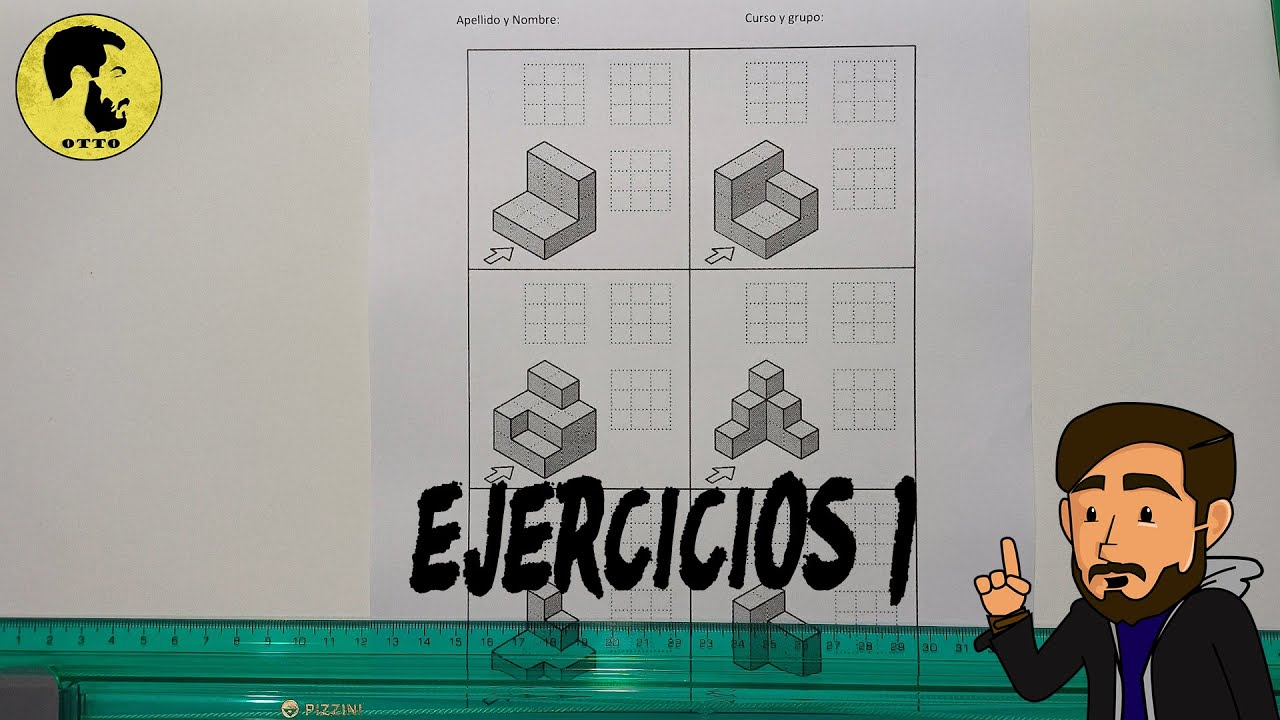 Ejercicios de Perspectiva Isométrica 1
