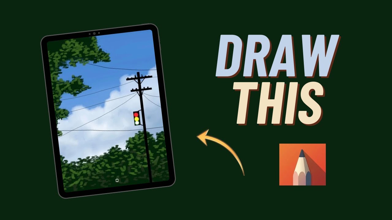 Easy Digital Art Tutorial for beginners l Autodesk Sketchbook 