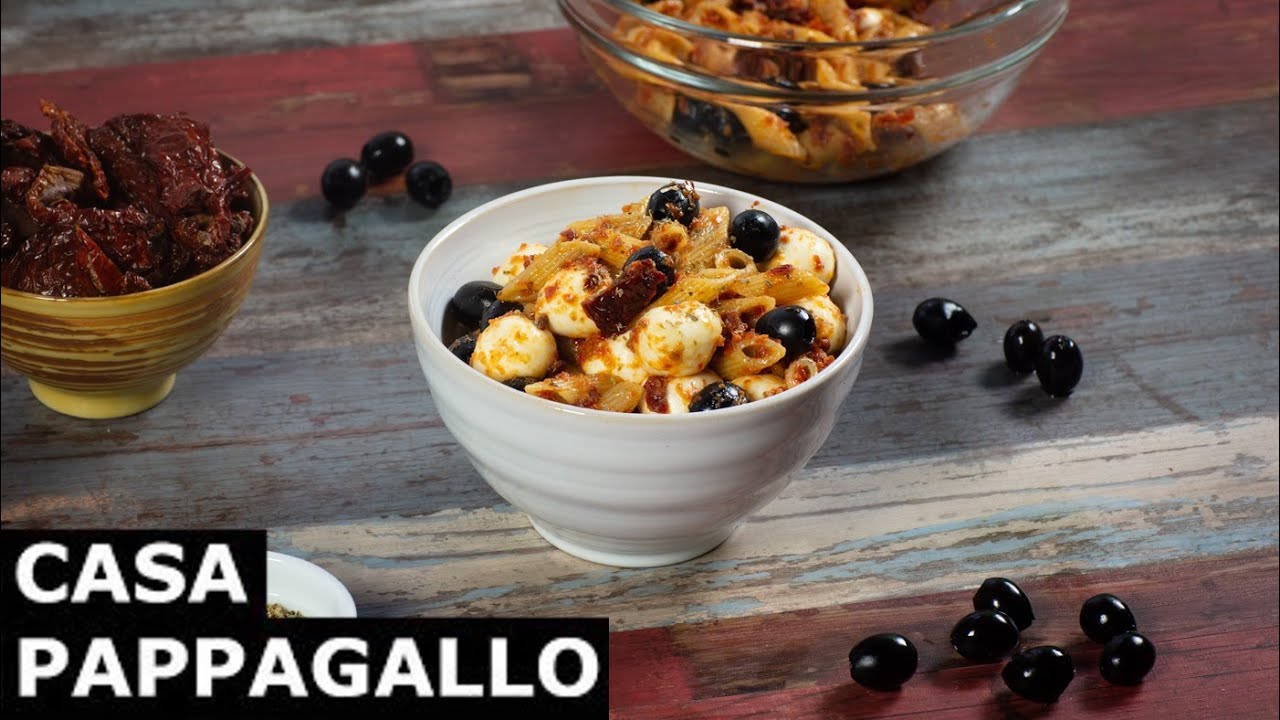 Pasta al pesto di pomodori secchi e mozzarelline   S3 - P46