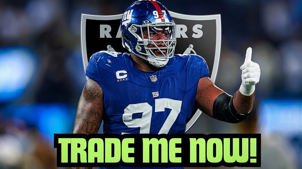 Raiders News : Giants star DT Dexter Lawrence requests trade  contract standoff