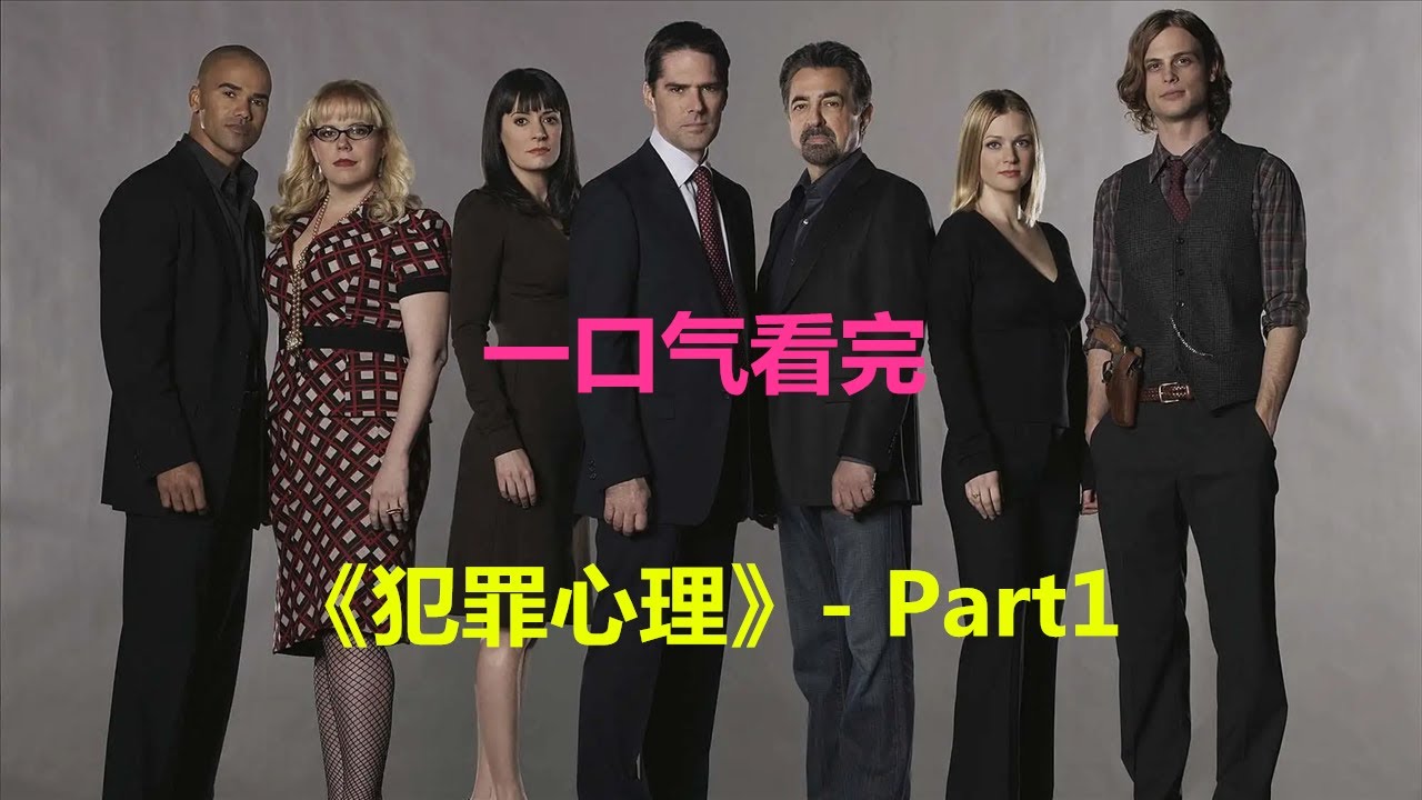 一口气看完悬疑剧《犯罪心理/ Criminal Minds》48分钟的精彩解说，高分美剧，细思极恐 - Part1