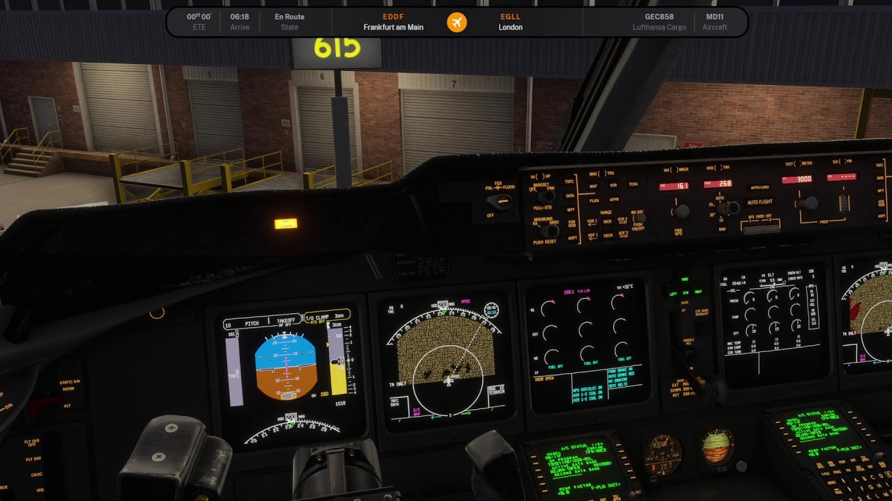 [MSFS24]  MD11 ops / EDDF - EGLL /  Full Flight / VATSIM