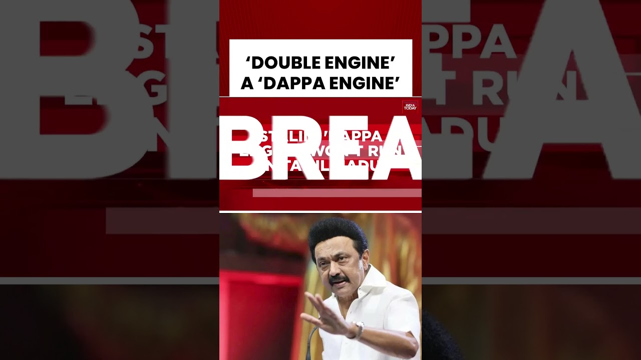 MK Stalin Calls PM Modi&rsquo;s &lsquo;Double Engine&rsquo; a &lsquo;Dappa Engine&rsquo;, Highlights Tamil Nadu&rsquo;s Success