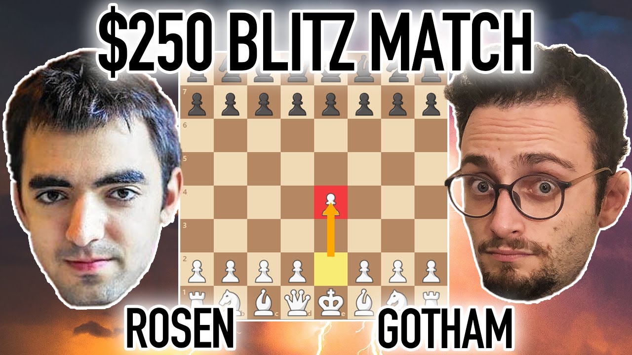 $250 Chess Match: GothamChess vs. Eric Rosen