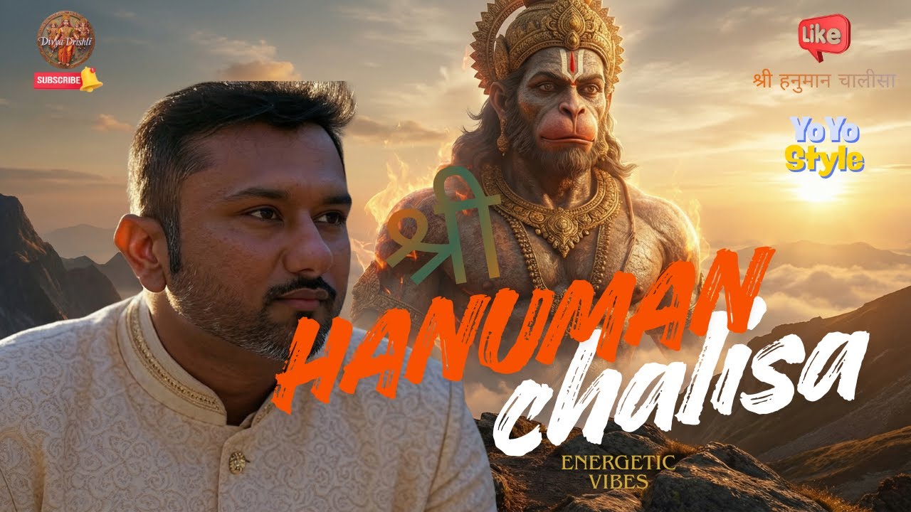 🔥 Hanuman Chalisa With Lyrics – Yo Yo Style | Powerful Energetic vibes Song 🔥#trending #video
