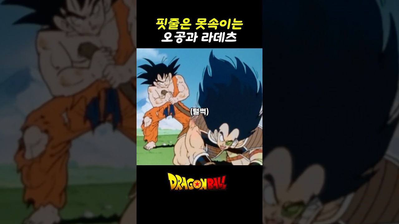 핏줄은 못속이는 오공과 라데츠 #드래곤볼