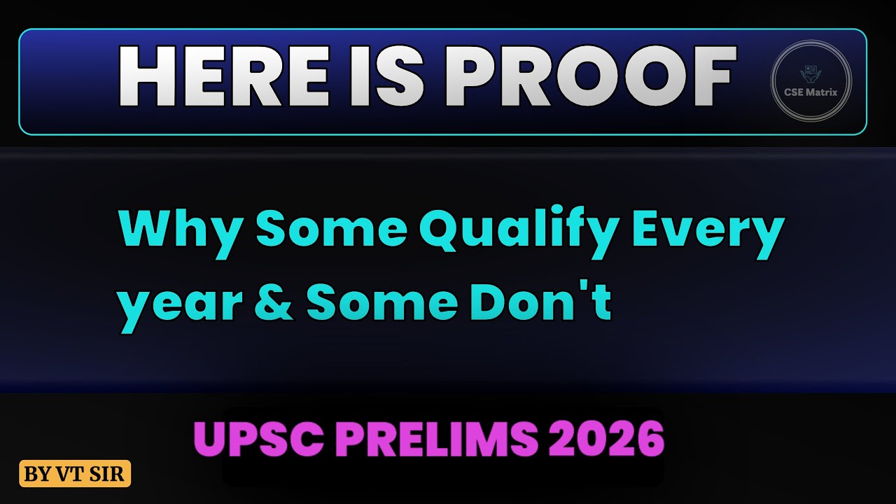 5 Proven Reasons  Behind Consistent UPSC PRELIMS  Qualification