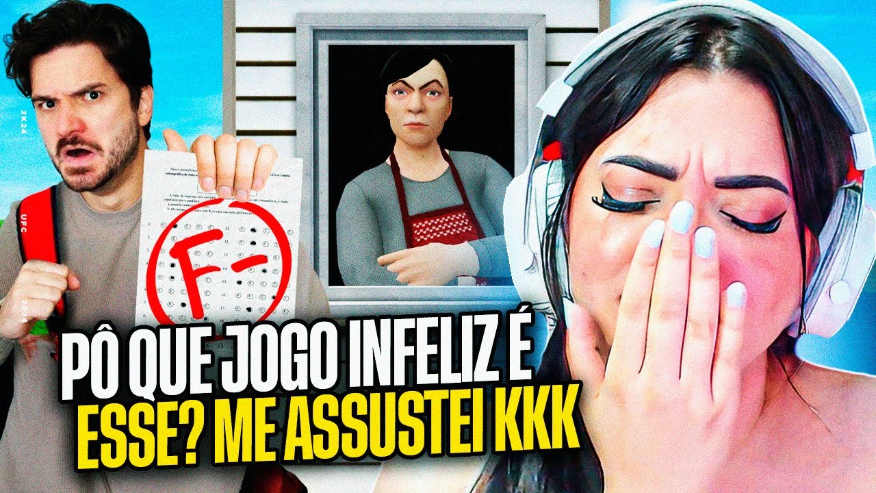 JAZZGHOST: FUI MAL NAS PROVAS E MINHA MÃE ME COLOCOU DE CASTIGO! AGORA EU PRECISO FUGIR DELA! [REACT