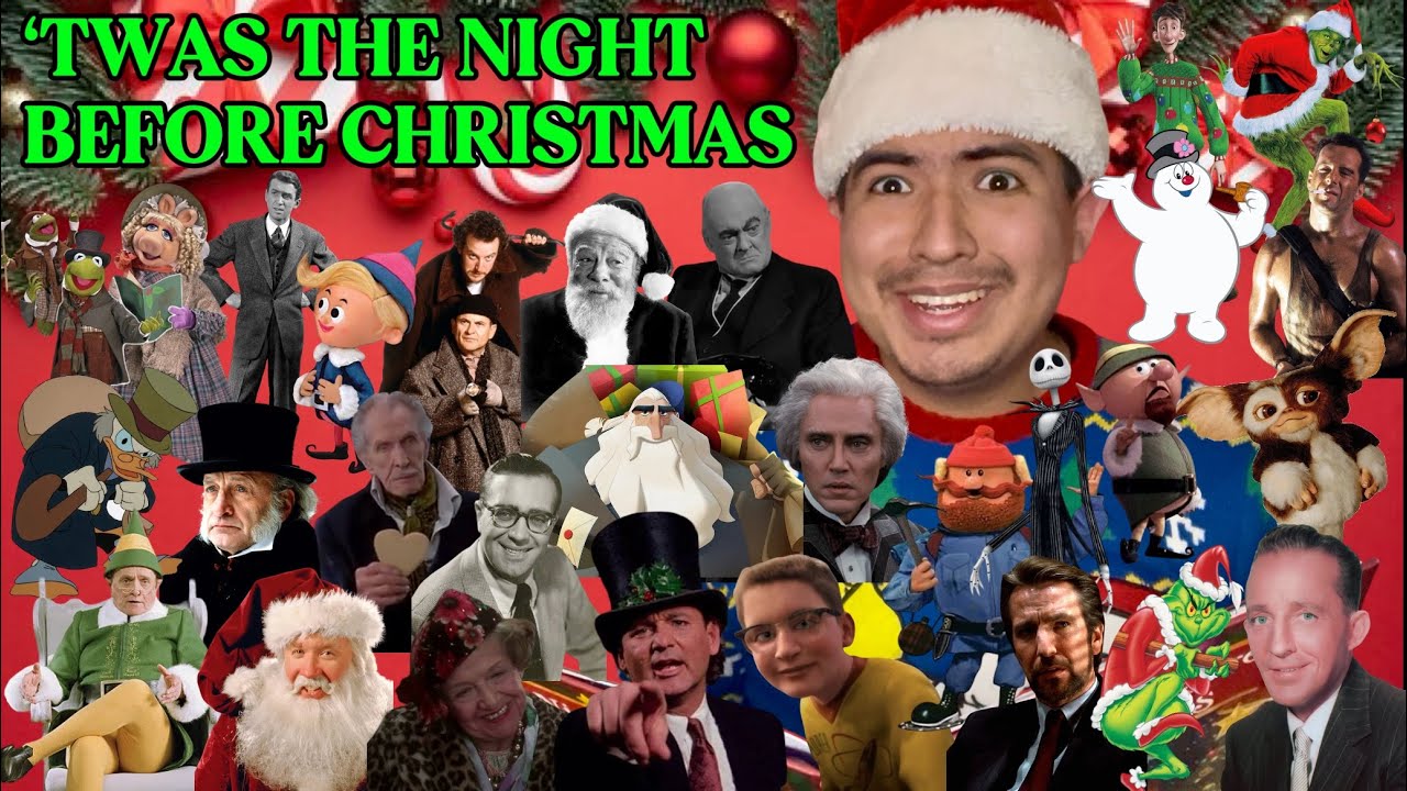 “‘Twas The Night Before Christmas” but as 31 Christmas Characters