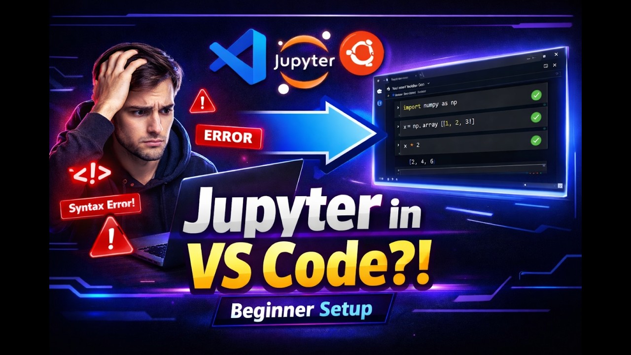 Install Jupyter Notebook in VS Code (WSL) | Step-by-Step Beginner Tutorial