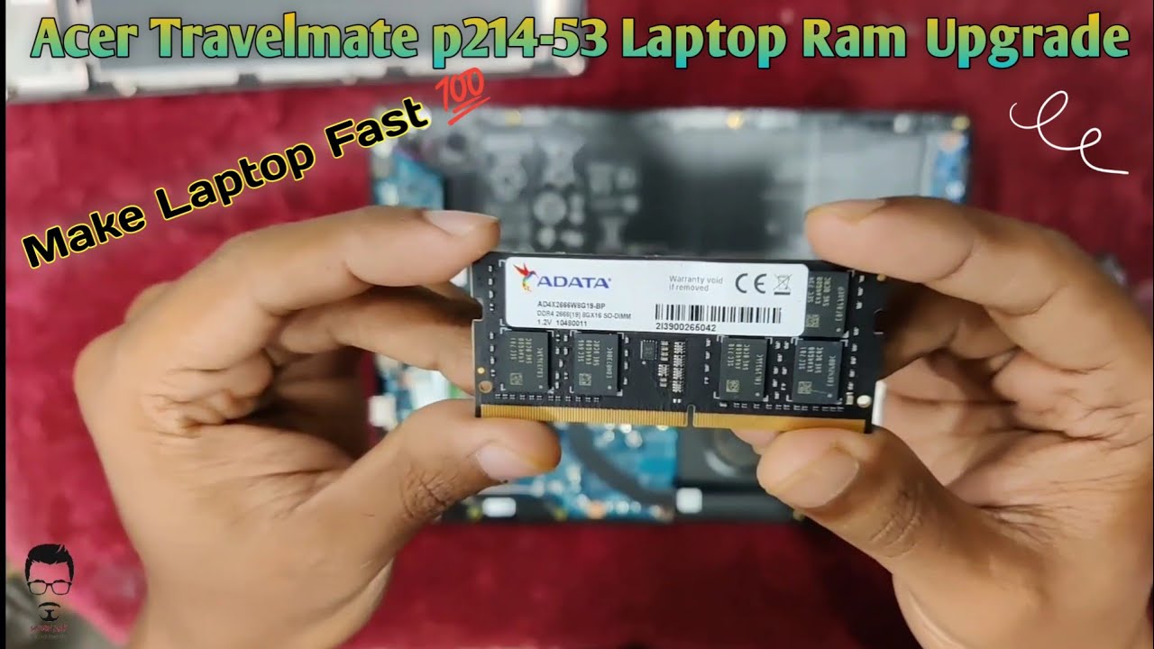 Acer Travelmate p214-53 laptop ram upgrade | Make laptop fast