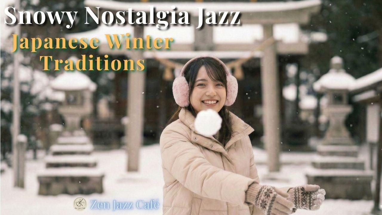 Snowy Nostalgia Jazz｜Japanese Winter Traditions｜Zen Jazz Cafe
