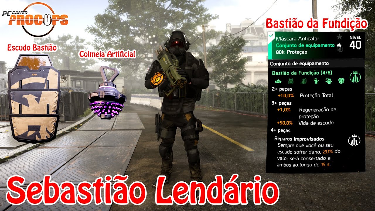 Build do Sebastião Lendário (Tank Lendária)