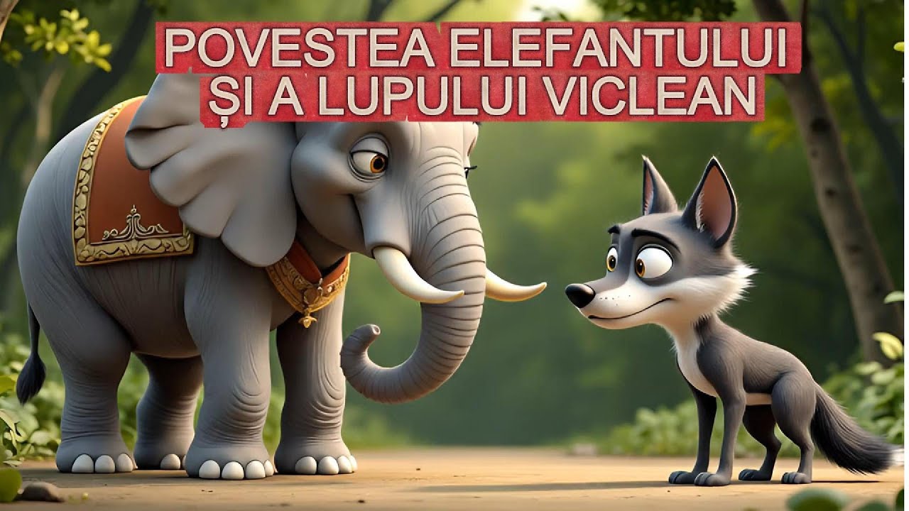 Elefantul si lupul viclean | Povesti pentru copii #povesti