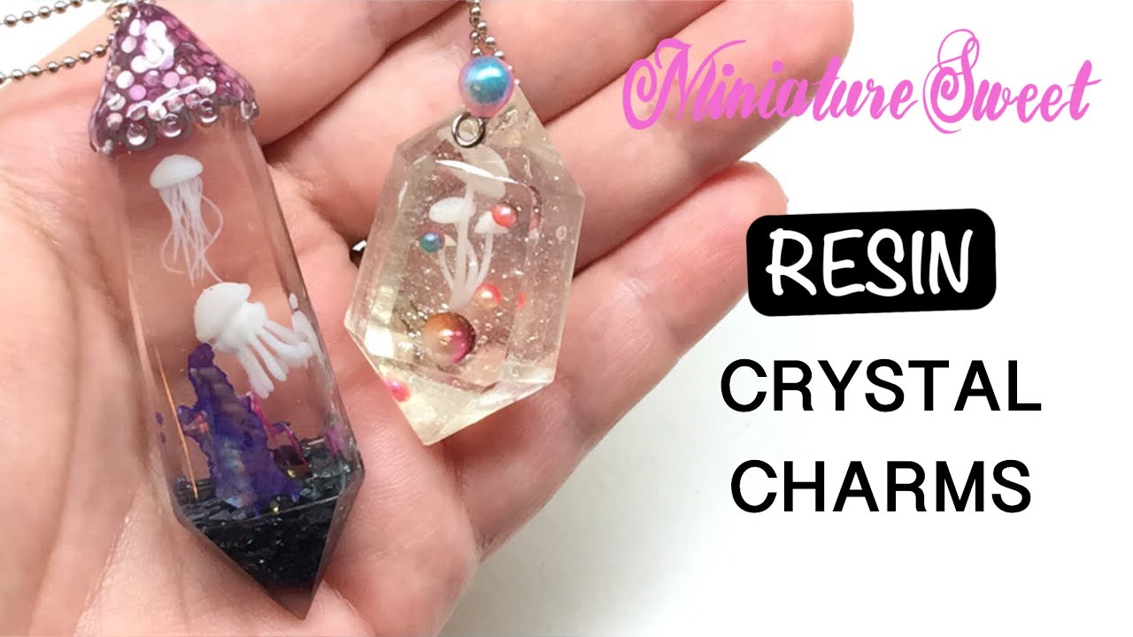 Miniature 3D inclusions- Resin crystals- Crafts -DIY- Tutorial