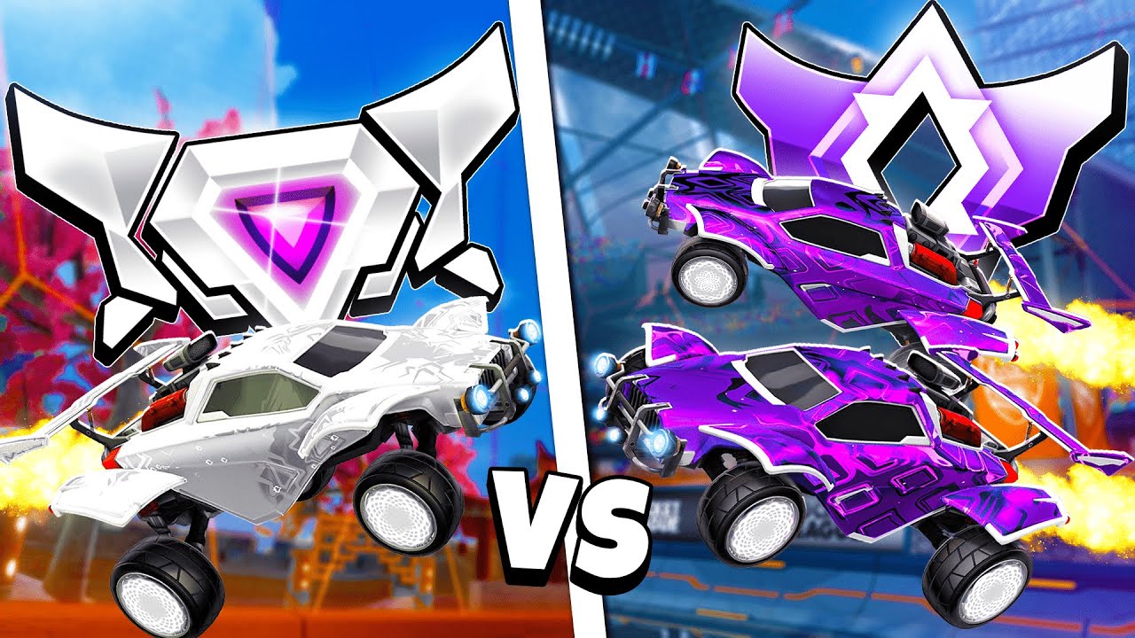 Cheese (SSL) vs *2* VAN ELKE RANK in Rocket League..
