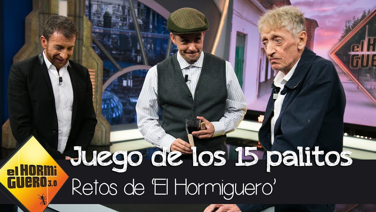 Don Rogelio gana a Enrique San Francisco en el 'Juego de los 15 palitos' - El Hormiguero 3.0