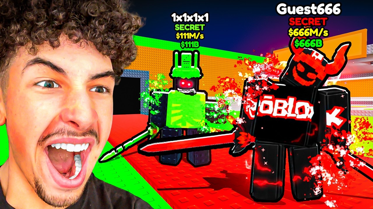 I Stole The GUEST 666 And 1x1x1x1 Brainrots In Steal A Brainrot!