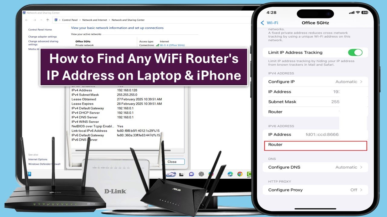 How to Find Any WiFi Router's IP Address on Laptop & iPhone