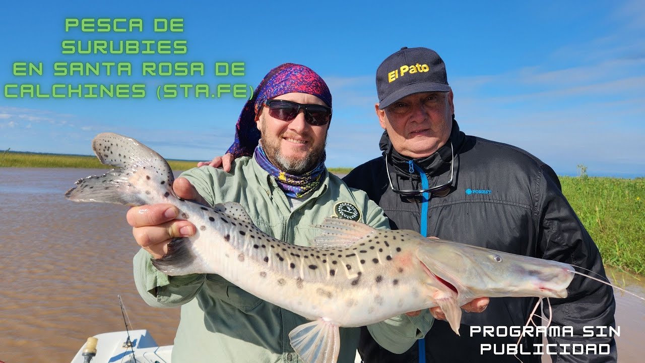 MARAVILLOSA PESCA EN SANTA ROSA DE CALCHINES (Santa Fe)
