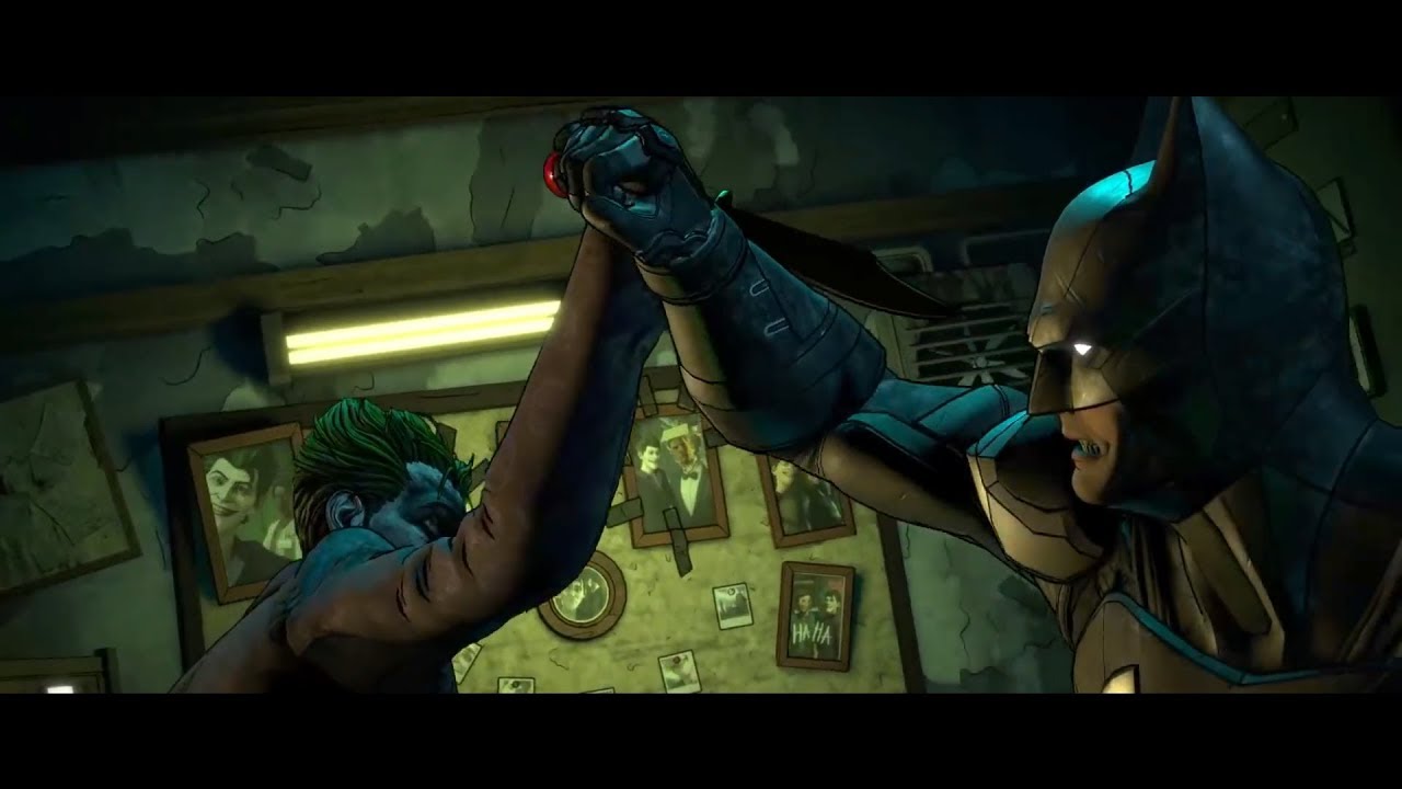 Batman Telltale - Batman vs Joker Fight Scene