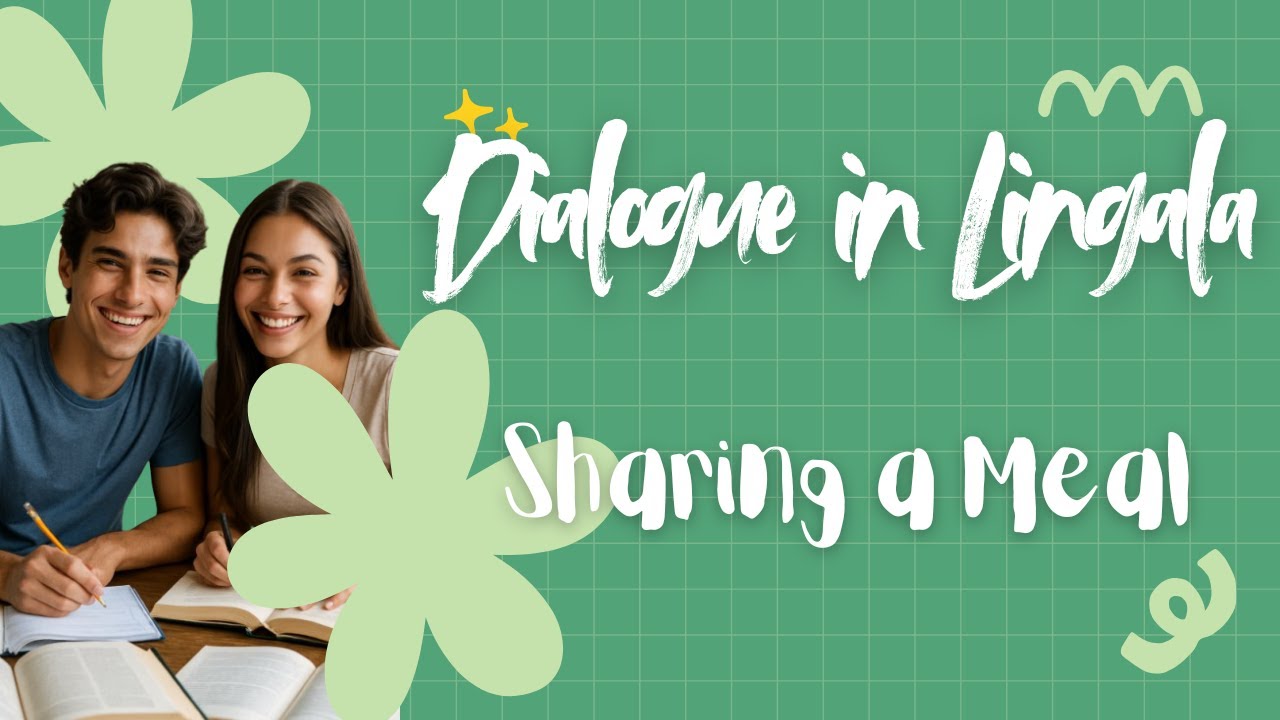 Dialogue in Lingala – Sharing a Meal | Beginner-Friendly Conversation 🇨🇩🇦🇴