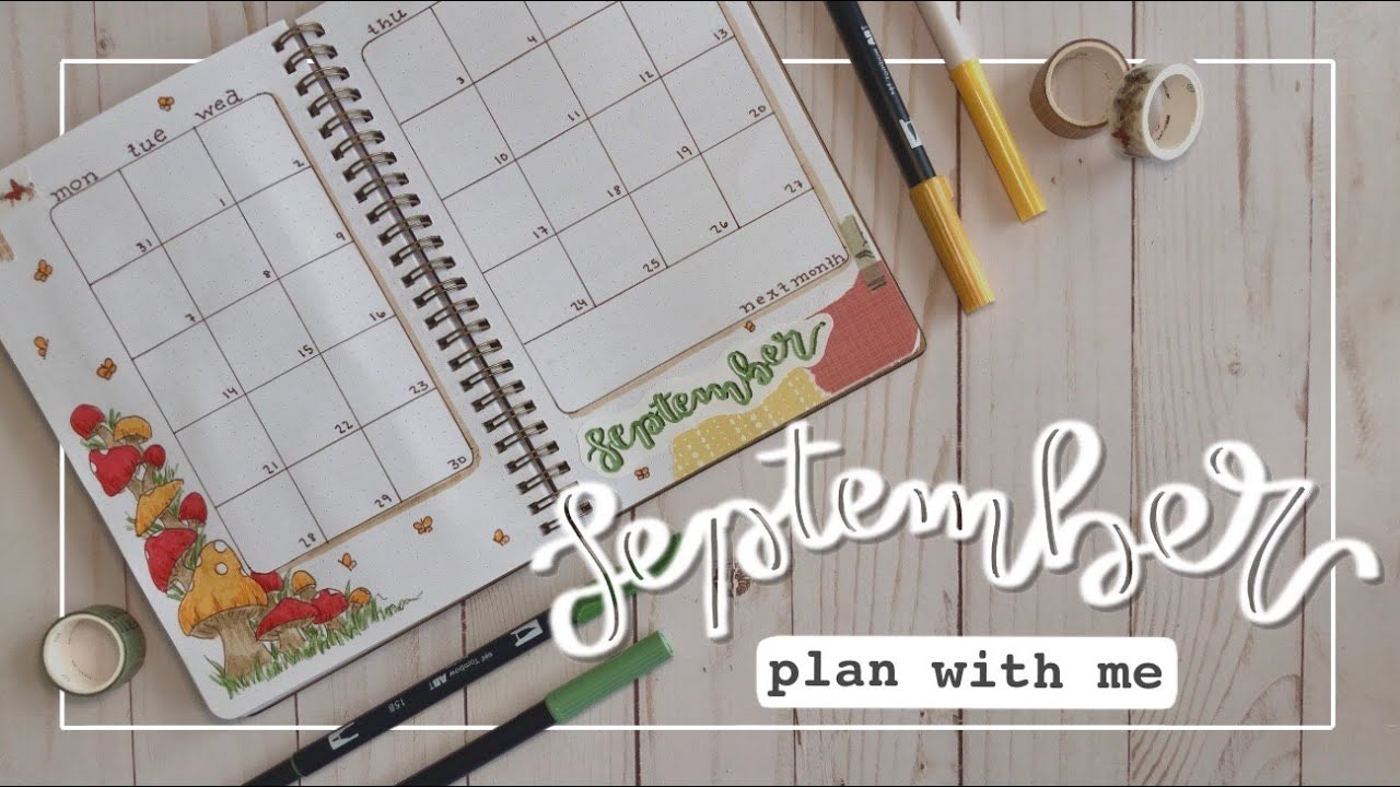 Plan With Me || September 2020 Bullet Journal Setup