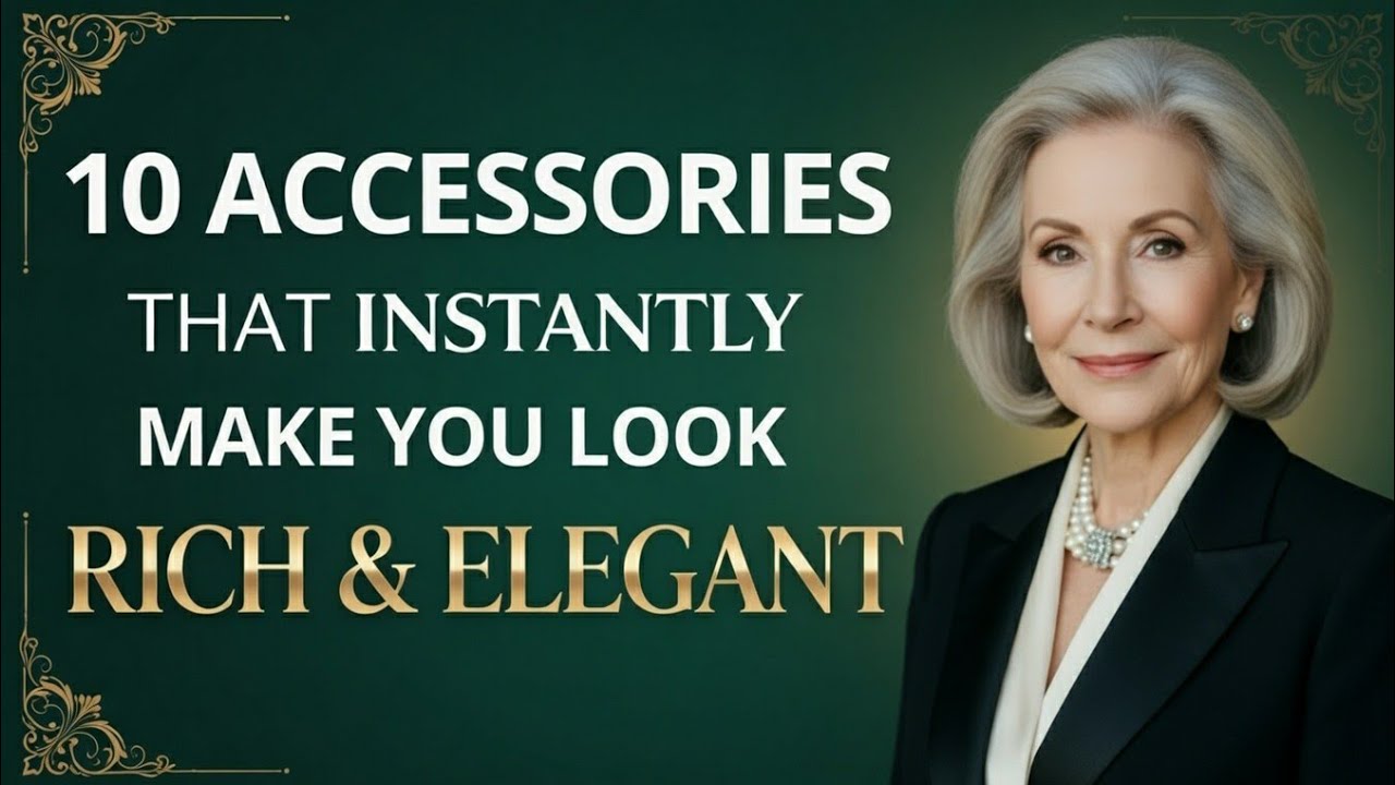 10 Accessories That Instantly Make You Look Rich & Elegant.