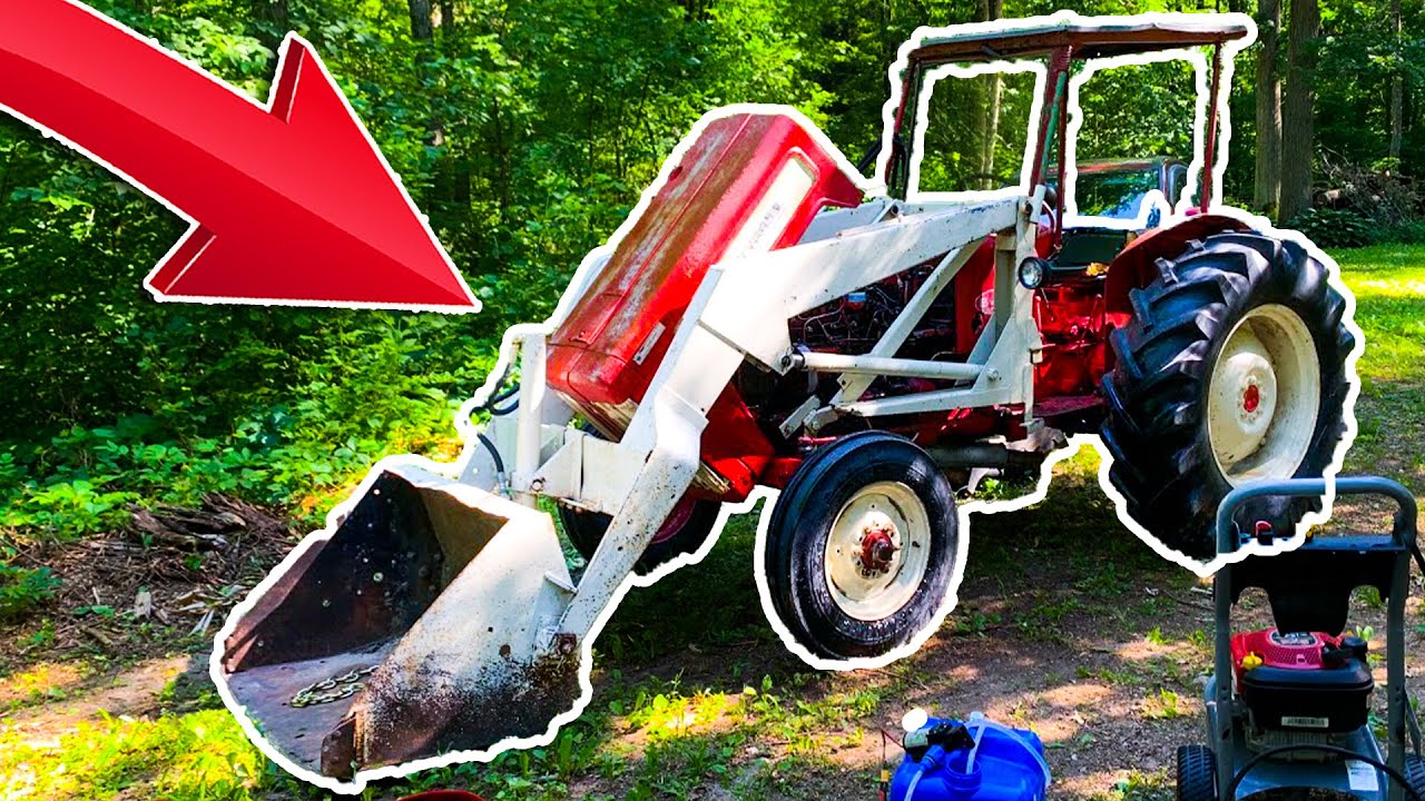 International Harvester B414 Left For Dead- We Will Fix It!  Project Camp