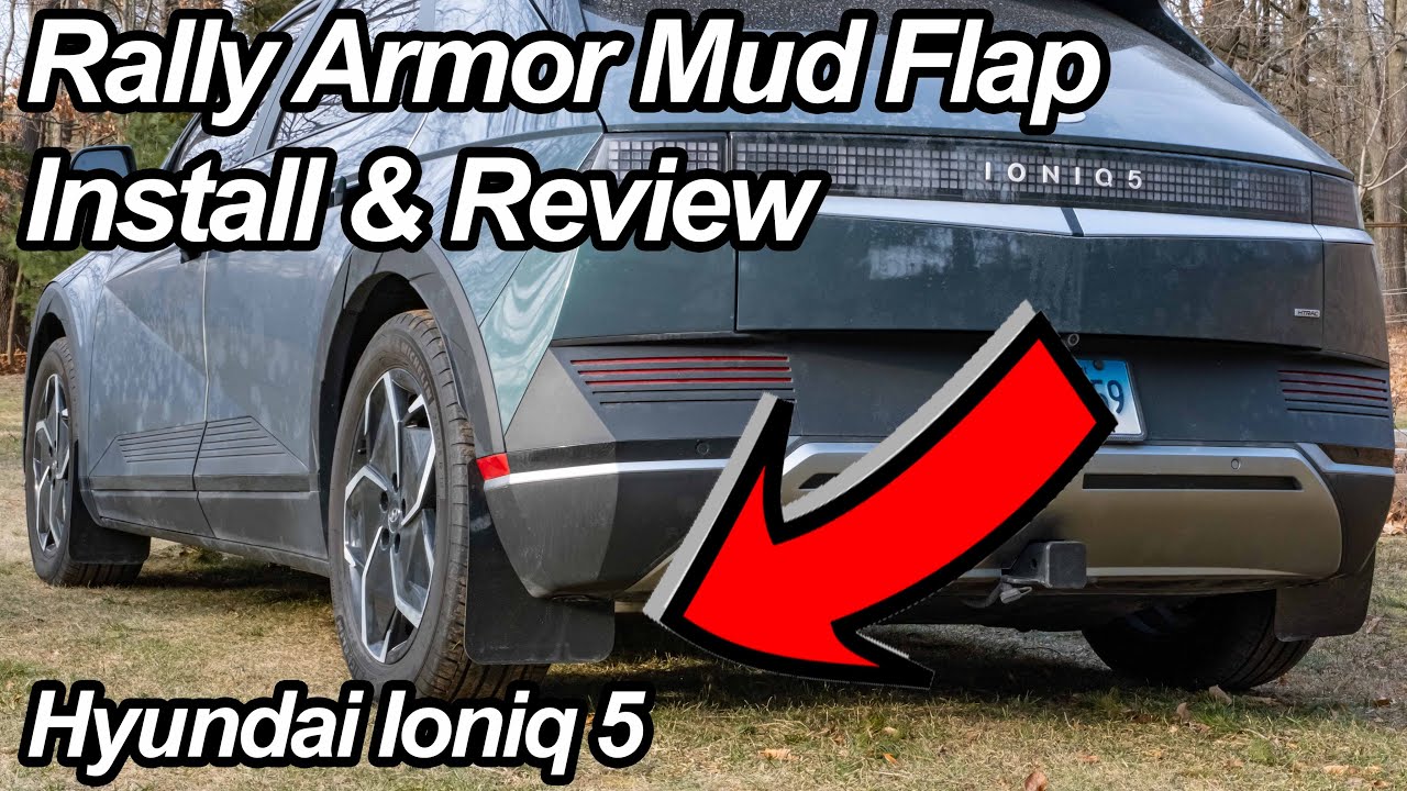 Rally Inspired Mud Flaps for Hyundai Ioniq 5! | Made in US