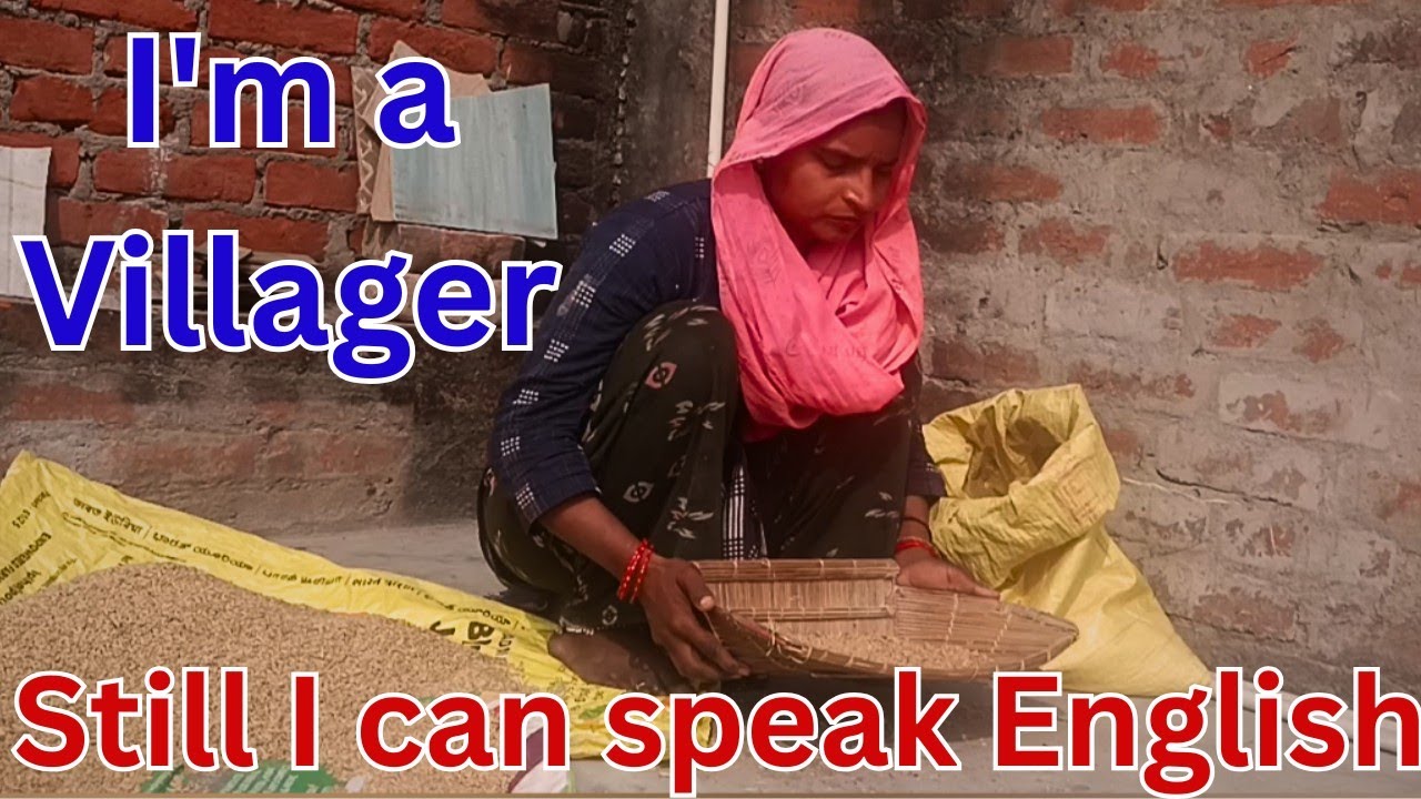 How a village woman can speak English 😲😲😲😲