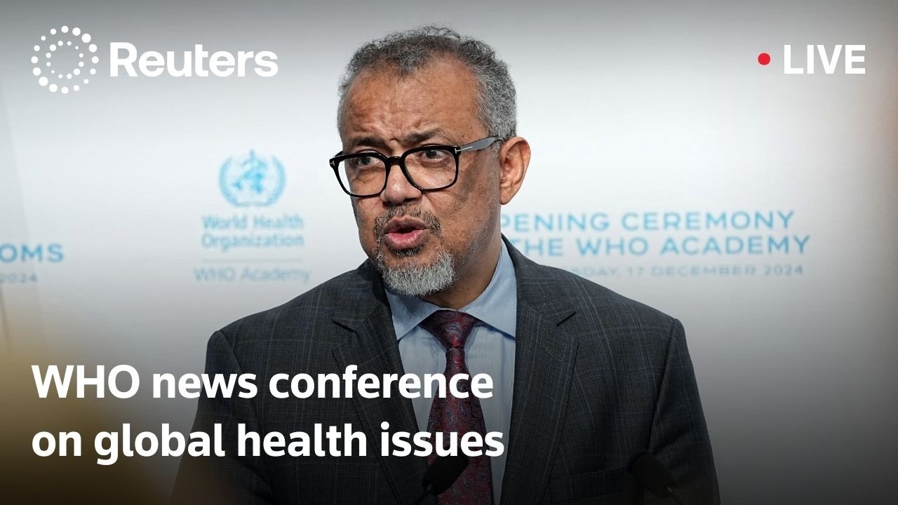 LIVE: World Health Organization holds news conference on global health issues