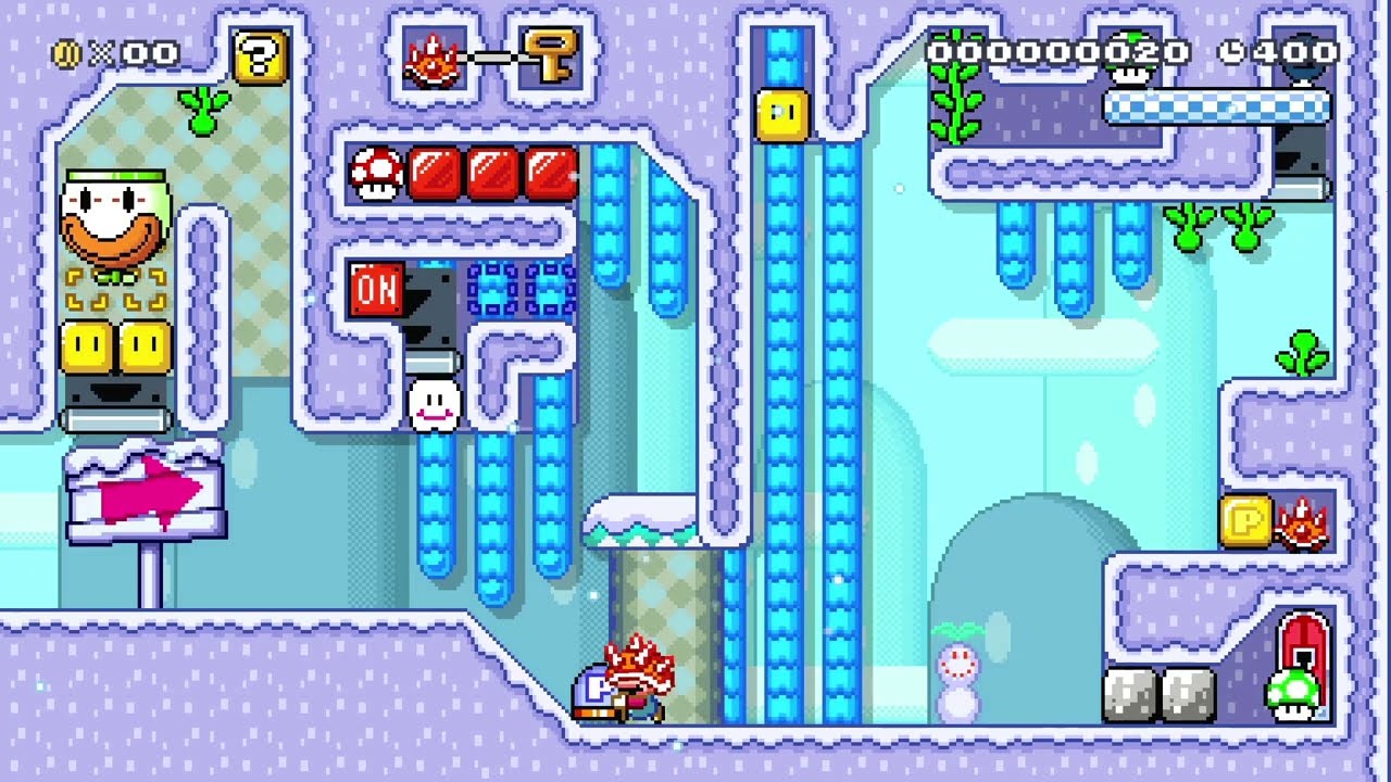 Super Mario Maker 2 | [One Screen Puzzle] | B4J-KXT-GPG | Part1
