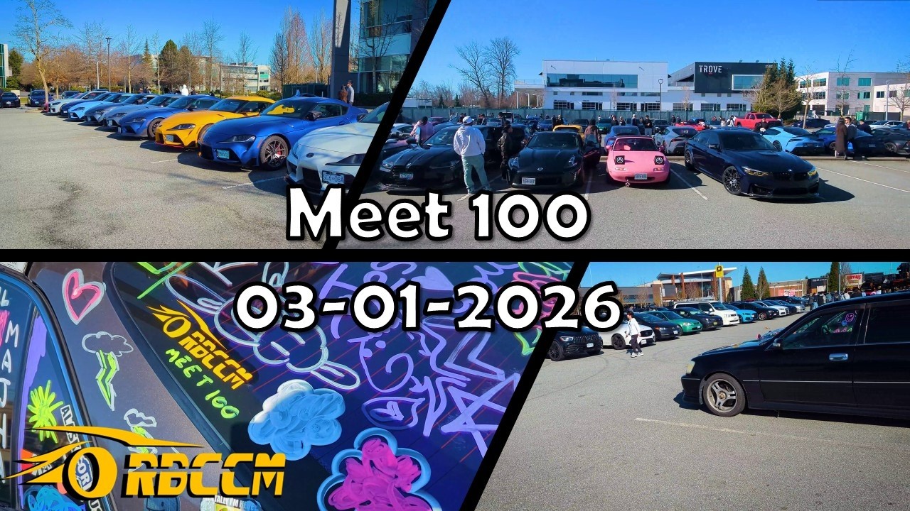 RBCCM Carmeet 100 03-01-26 - 100+ Cars Cruising at the Century Meet!