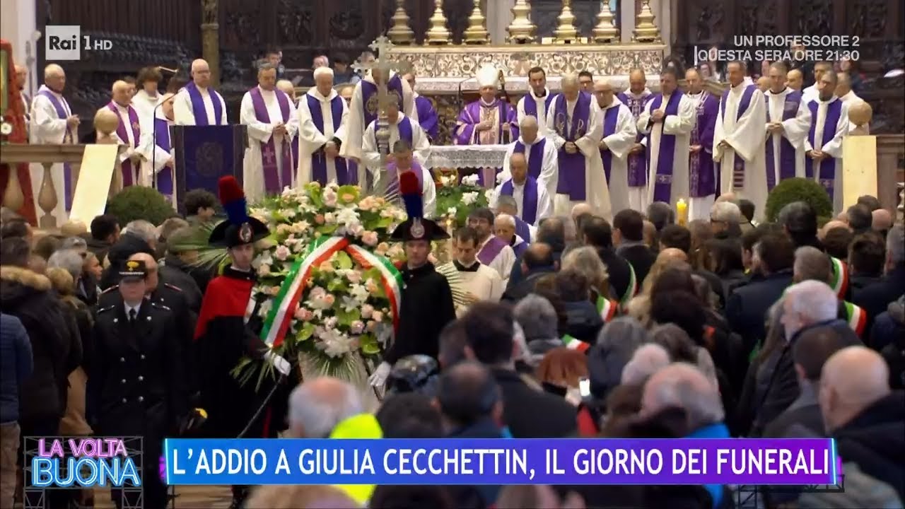 L'addio a Giulia Cecchettin, il giorno dei funerali - La Volta Buona 05/12/2023