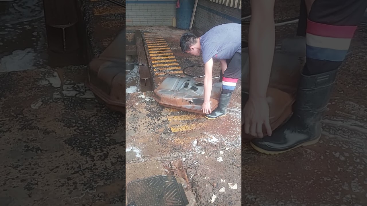 tanque de combustible clean limpieza profunda con soda cáustica
