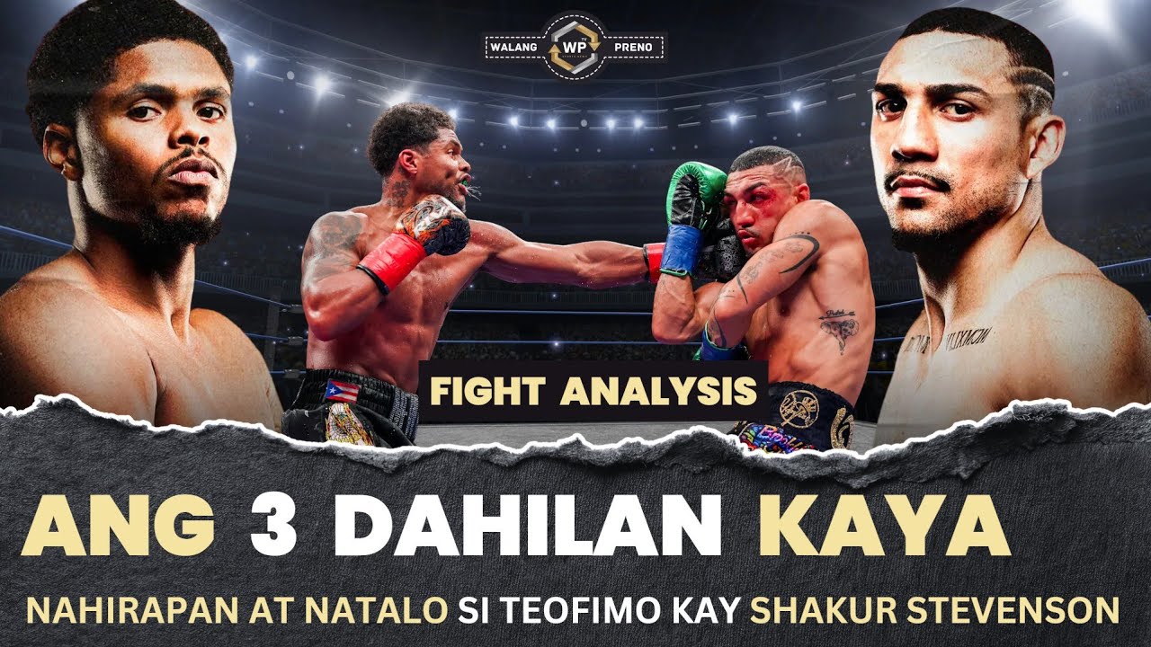 Fight Analysis: Ang 3 DAHILAN bakit NAHIRAPAN at NATALO si Teofimo Lopez laban kay Shakur Stevenson