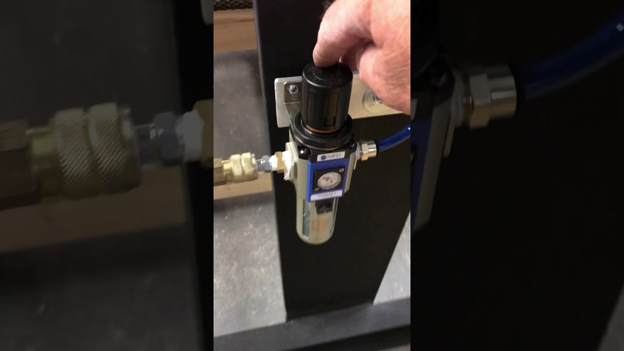 PVD EZ Glide Filter/Regulator Air Adjustment