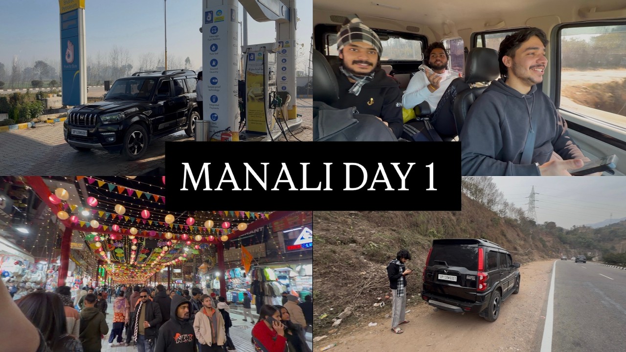 MANALI TRIP PR FULL FUN || DAY 1 IN MANALI