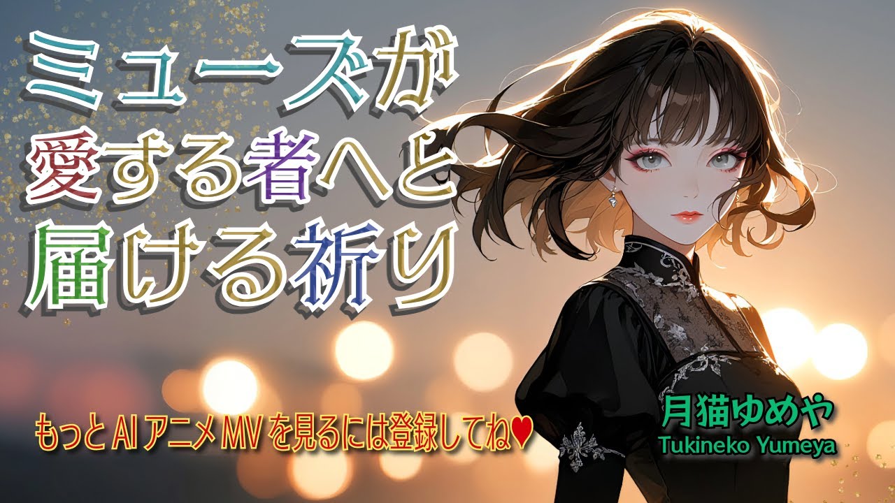 ミューズが愛する者へと届ける祈り／A Prayer Delivered by the Muse to the One She Loves【深層メロディ】【AIアニメMV】